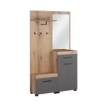 Predsoblje Genova Artisan Sivo