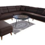 Ugaona garnitura BOSS 300X300 SA TABURE (BRAON)