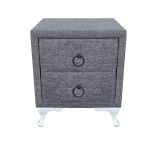 Noćni ormarić Keten sivo