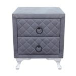 Noćni ormarić BELLA04 sivo