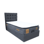 Box Spring Krevet Duke 90 x 200 sivo