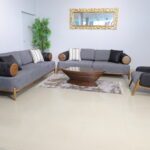 Garnitura Denver lux 3+3+1 Antracit Štof bukle