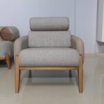 Fotelja Denver lux Bež Štof bukle