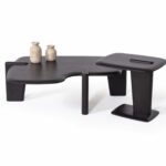 Klub Sto Van Gogh Crni drvo Set Duo