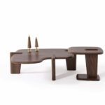 Klub Sto Van Gogh Wallnut drvo Set Duo