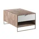 Klub Sto Denver Hrast kalaj – Belo sjaj