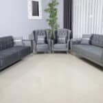 Garnitura Hurrem Sivo Srebro 3-3-1-1