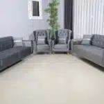 Garnitura Hurrem Sivo Srebro 3-3-1-1