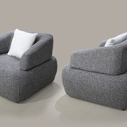 Fotelja Elegance sivo
