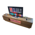 Tv Komoda Braon Kamin Nova - Image 4