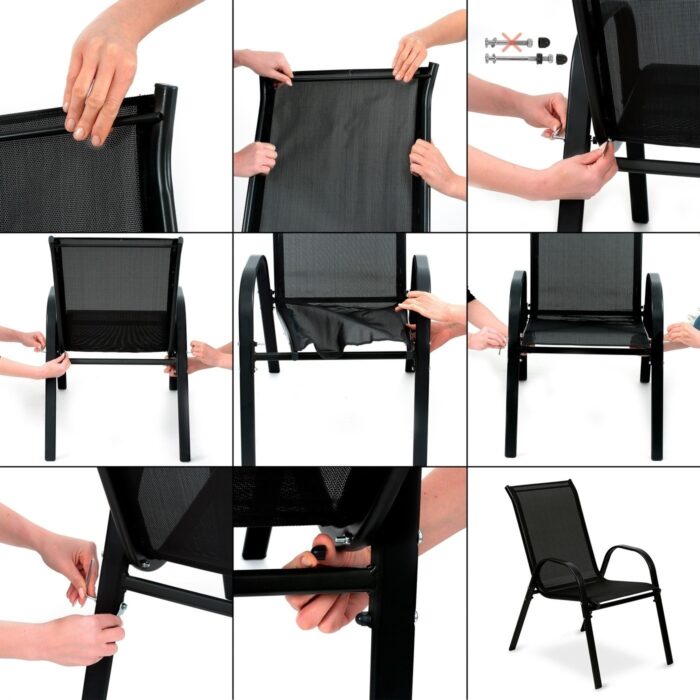OKI BAŠTENSKE STOLICE 6 KOM U KUTIJI - Image 2