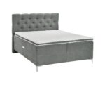 BoxSpring krevet Titto Sivo 180X200