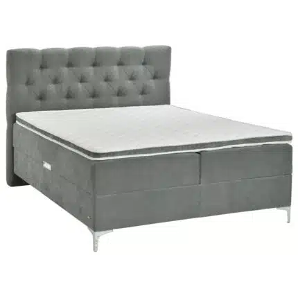 BoxSpring krevet Titto Sivo 180X200