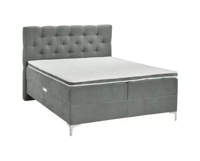 BoxSpring krevet Titto Sivo 160X200 - Image 1