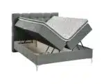BoxSpring krevet Titto Sivo 160X200 - Image 2