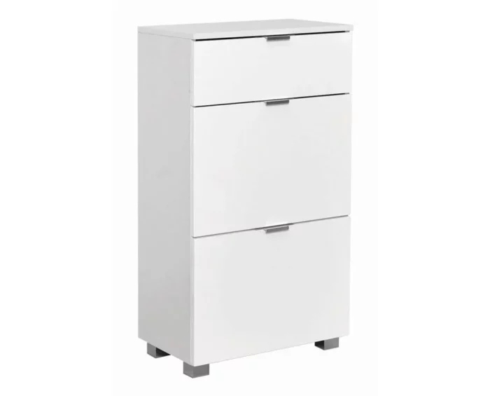 Predsoblje ELEGANCE LINE Cipelar 60 Belo Sjaj - Image 1