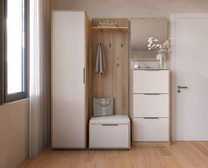 Predsoblje Smart – Cipelar 3V Orah Kašmir - Image 2
