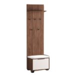 Predsoblje Smart – Komoda sa čivilukom Orah Kašmir