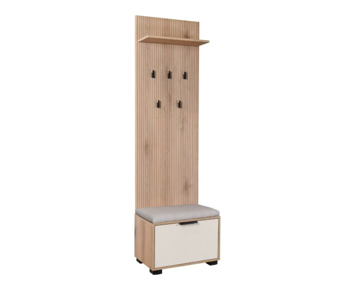 Predsoblje Smart – Komoda sa čivilukom Kanela Kašmir - Image 1