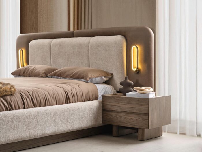 Spavaća Soba Liva – Modularni Ormar i LED Detalji - Image 2