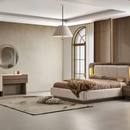 Spavaća Soba Liva – Modularni Ormar i LED Detalji