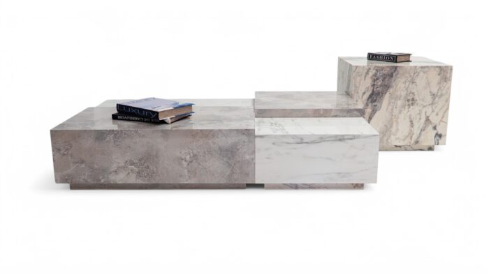 Klub Sto Set Marble - Image 2