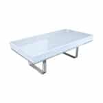 Klu Sto Parma Belo-Srebro 130x70 - Image 2