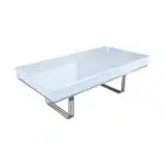 Klu Sto Parma Belo-Srebro 130x70 - Image 2