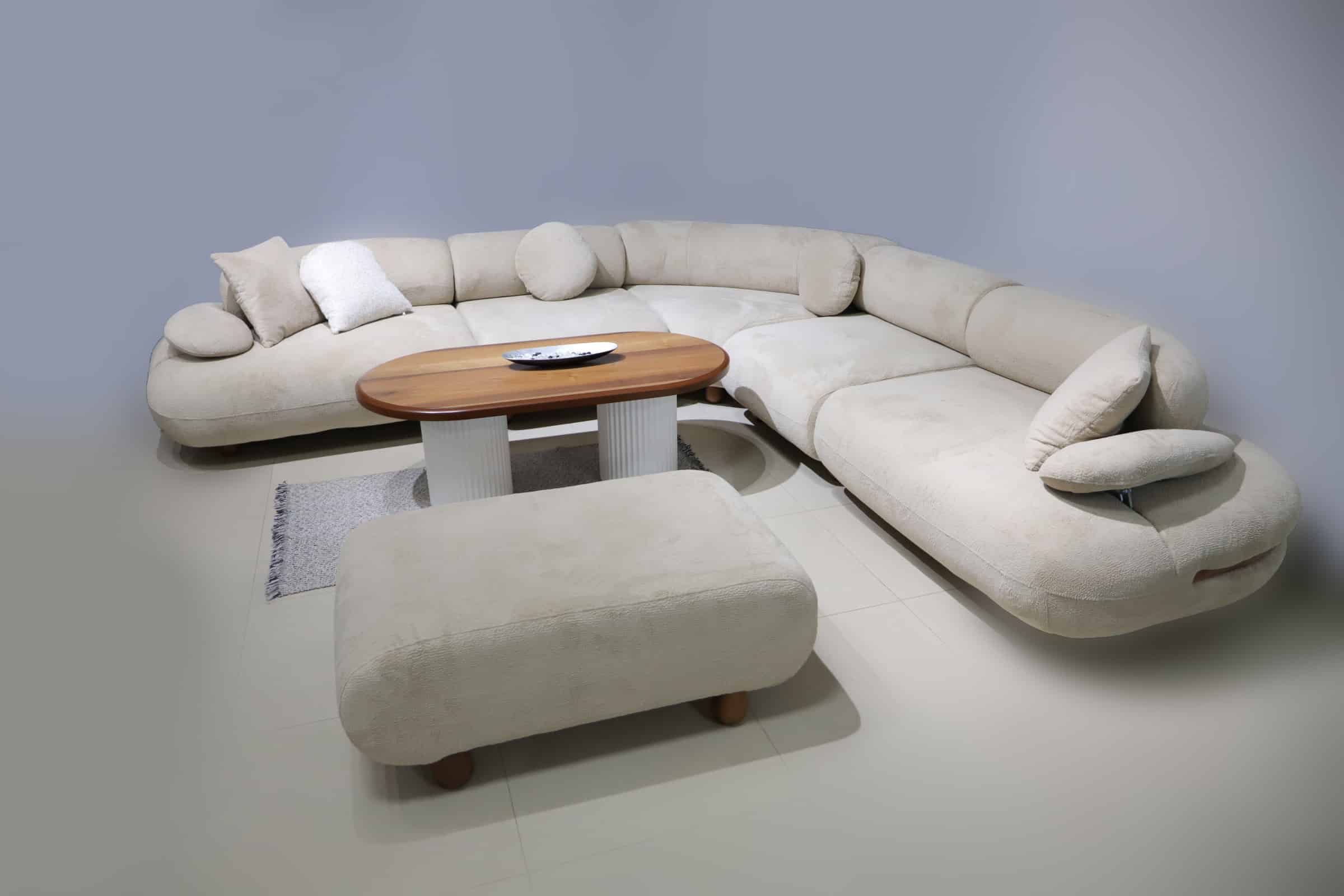 damla 1 Ugaona Garnitura Damla sa tabure 320x320cm - Image 1