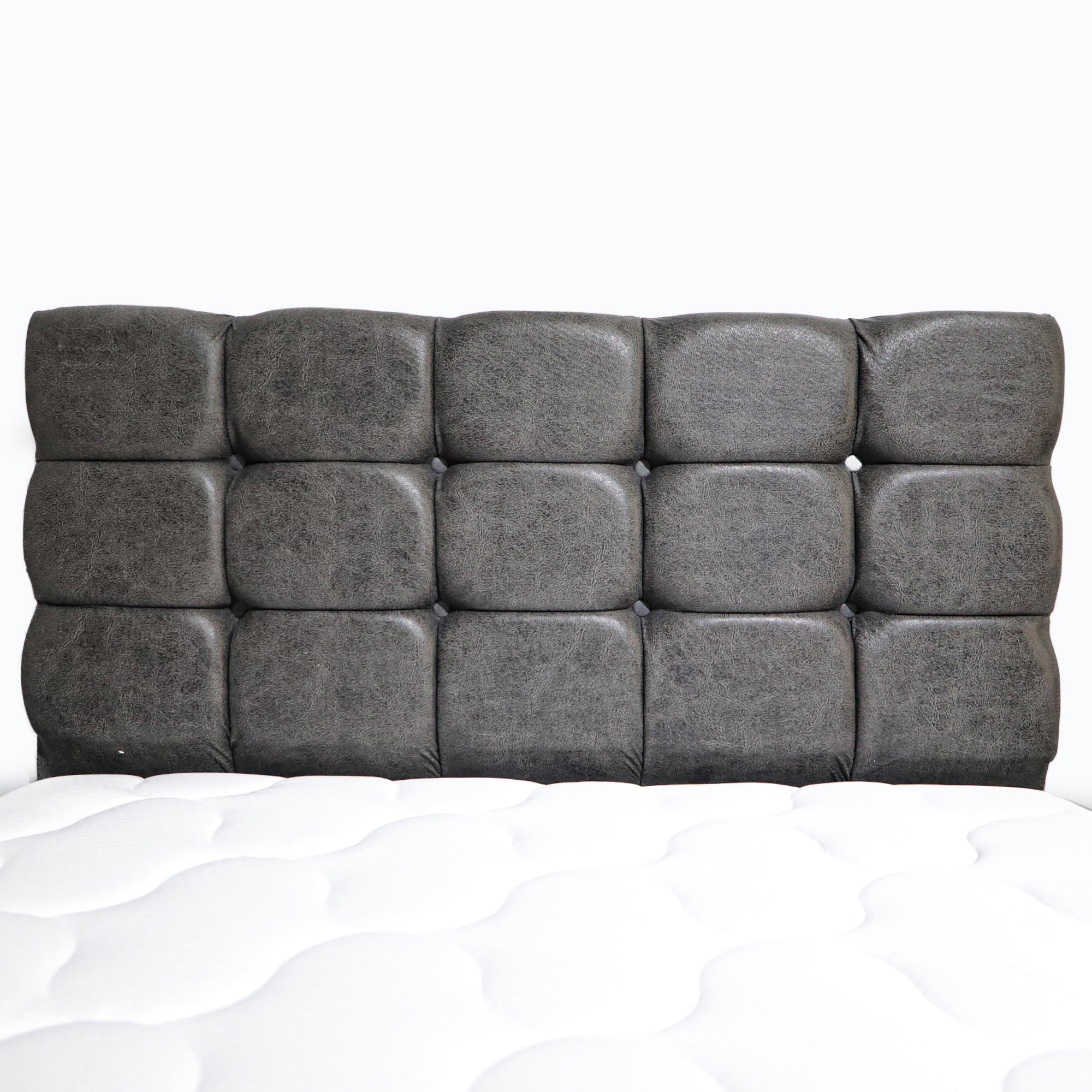 krevet 2 Boxspring Krevet Duke 120x200 Sivo - Image 3