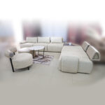 Modularna Ugaona Garnitura Elite  Sa klub sto + tabure + Fotelja - Image 2