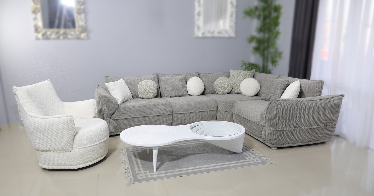 549655368_1163499495830494_2267413240885533678_n Modularna Ugaona Garnitura OSLO 305x230cm / 230x305cm + Fotelja - Image 1