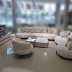 Garnitura 4+3+1 Liva – bež