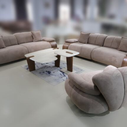 Garnitura 3+3+1 Golf Nappa 19 – braon