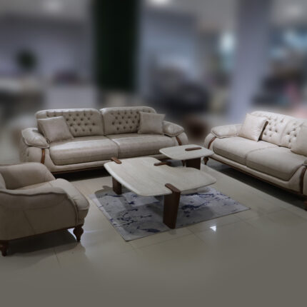 Garnitura Versace 3+2+1 – bež