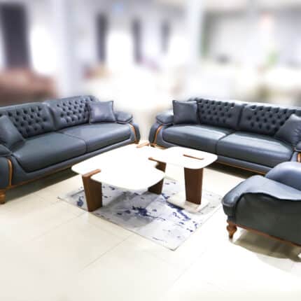 Garnitura Versace 3+3+1 – Neron 10 Antracit