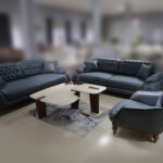 Garnitura Versace 3+3+1 – Neron 11 svetlo sivo