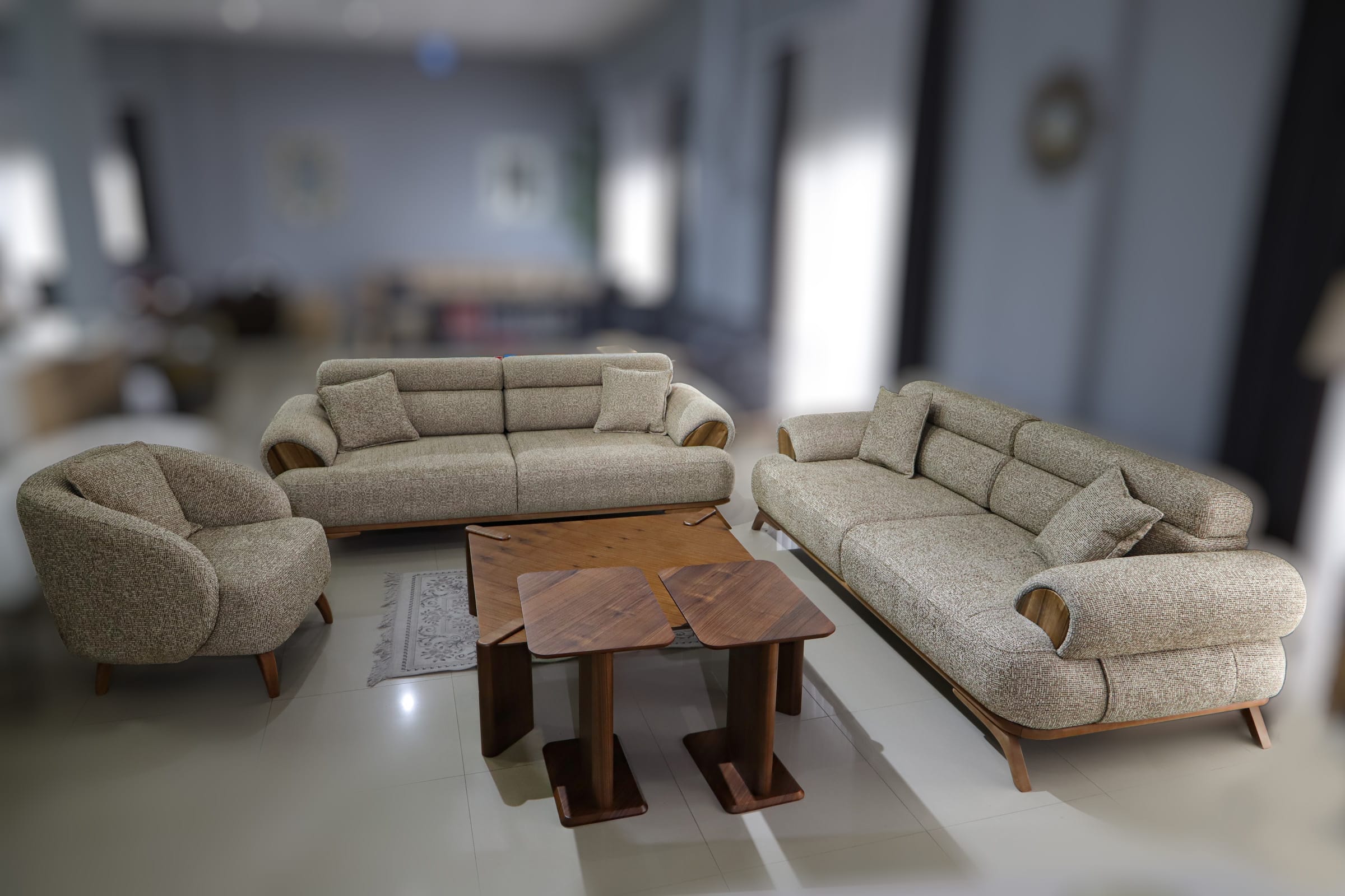 garnitura bez 5 Garnitura Mars 3+3+1 - Image 1